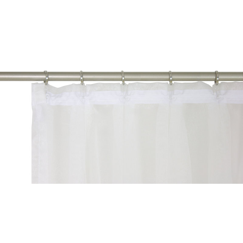 Longoria Semi Sheer Single Curtain Panel, 450 W x 145 D cm
