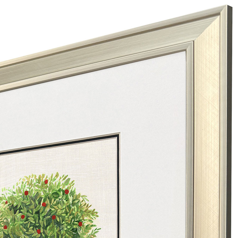 Art encadré de topiaires en ruban