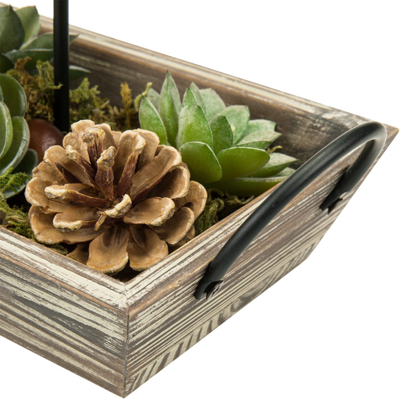 3 Slot Tabletop Candelabra Tray