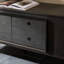 Dawn Media Console-Black Raffia