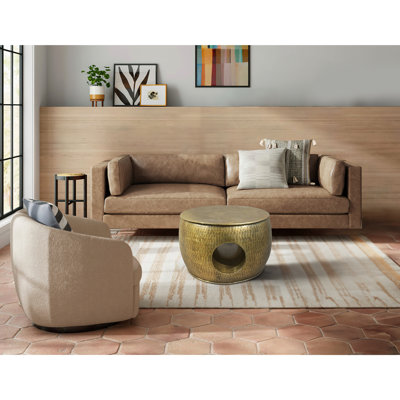Table basse en aluminium Creigh