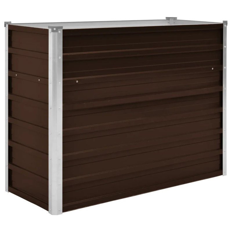 Alissa Planter Box, Brown, 77 x 100 x 40