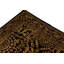 Oriental Hand-Knotted Wool Black/Gold Area Rug