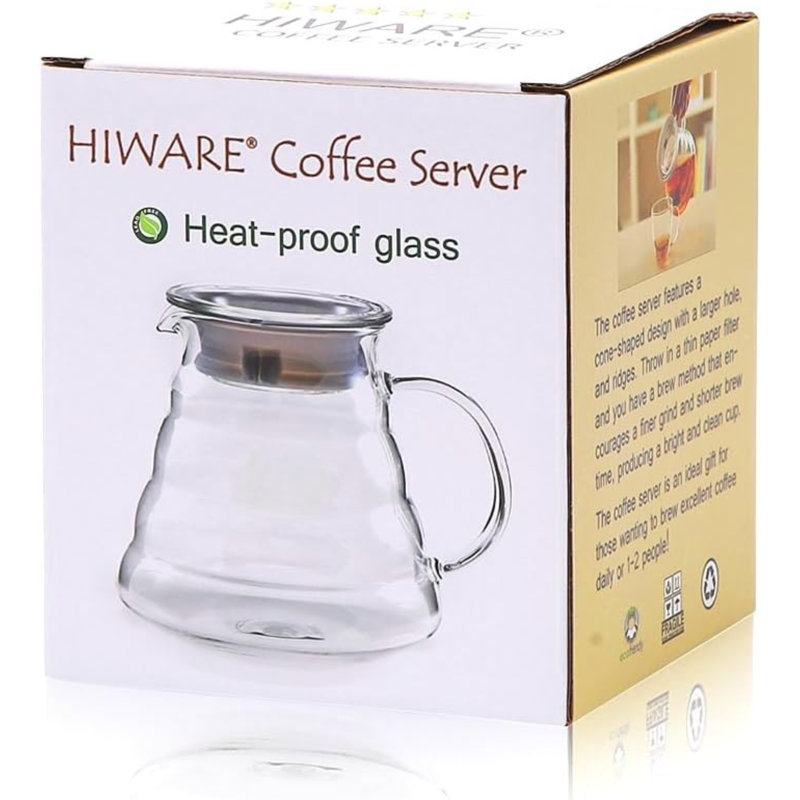 600Ml Coffee Server, Standard Glass Coffee Carafe, Coffee Pot, Clear