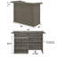 Bar sans évier traditionnel de 60 po par RAM Game Room-427084869