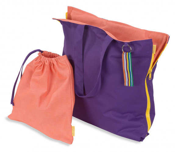 Hhooboz Garden Chair Cushion, Purple and orange