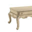 Table basse antique à pieds blancs avec 2 tiroirs, butée, rangement spacieux pour les accessoires de voiture 2 en blanc, design, fonctionnalité, équipement de voile spacieux