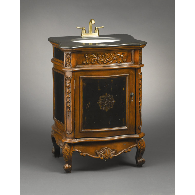 26'' Single Bathroom Vanity with Stone Top