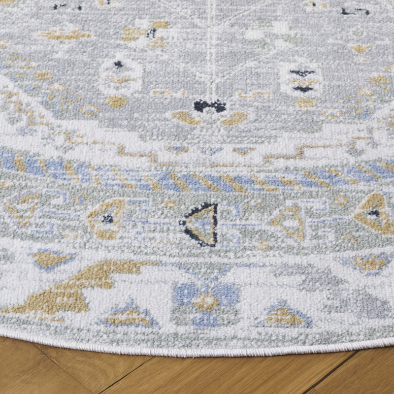 Bayside 118 Performance Oriental Rug, Round 6'7"