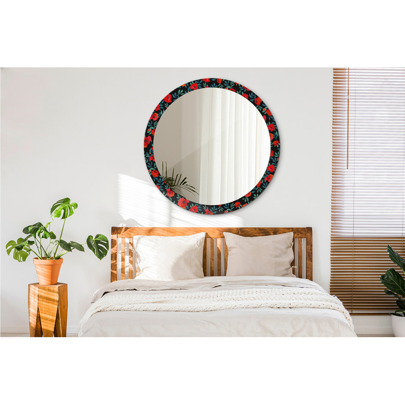 Huldar Glass Flat Wall Mirror