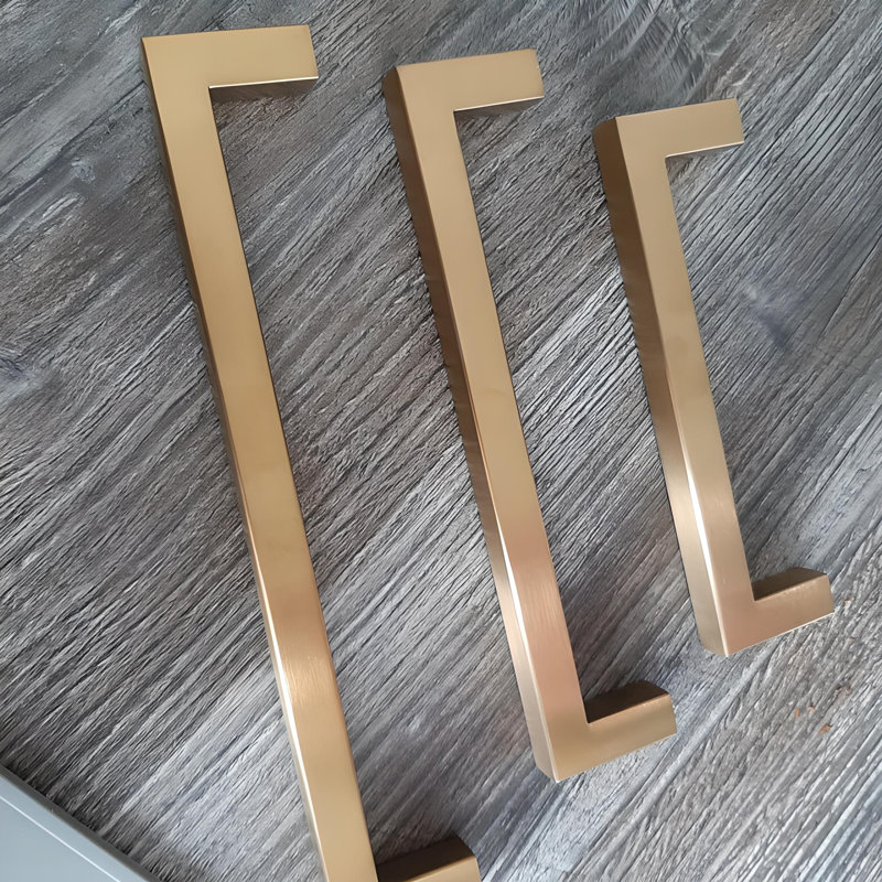 Aryabella 12.8cm Bar Handle, Gold, 192mm