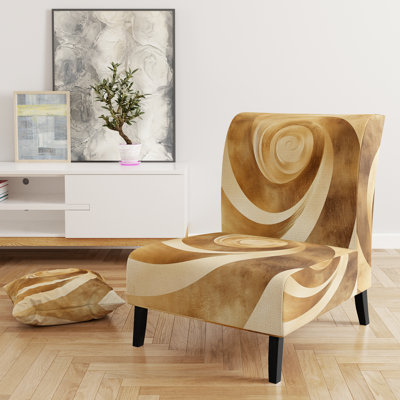 Fauteuil de chambre Abstract Spirals