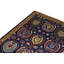 Hand-Knotted High-Quality Blue and Yellow Area Rug