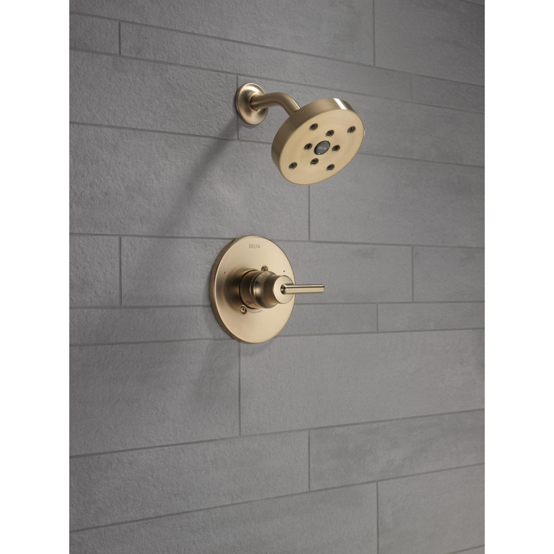 Ensemble de robinet de douche à fonction unique Trinsic 14 Series, ensemble de mécanisme de robinet de douche H2Okinetic