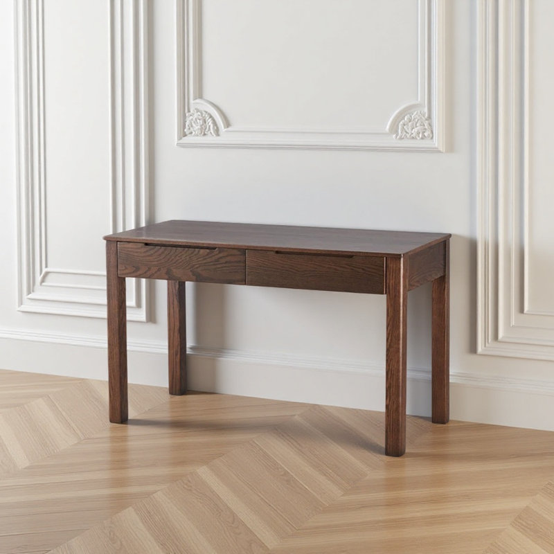 Bureau en bois massif, H 29,92 po x l 35,43 po x P 22,05 po