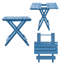Folding Square Table, Portable Design Space-saving-113946543