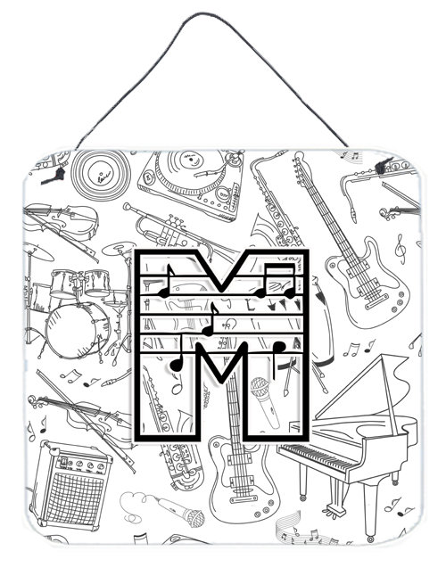 Monogramme « notes musicales », M