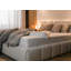 Romus Light Beige Boucle with Storage - Upholstered Bed-379716283