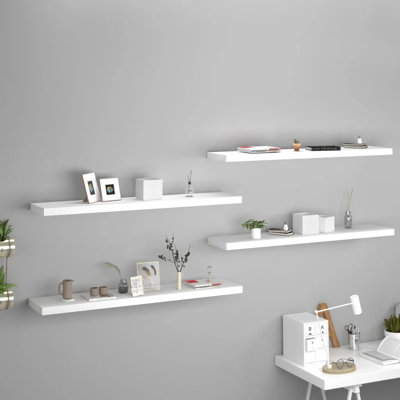 Arsis 4 Piece Metal Floating Shelf