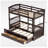 Tanvir Kids Twin Over Twin Bunk Bed with Trundle with Drawers-934745237