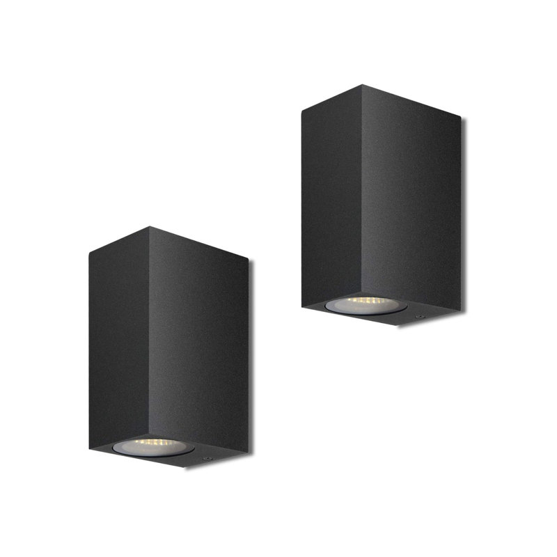 Matte Black 15cm H Outdoor Sconce