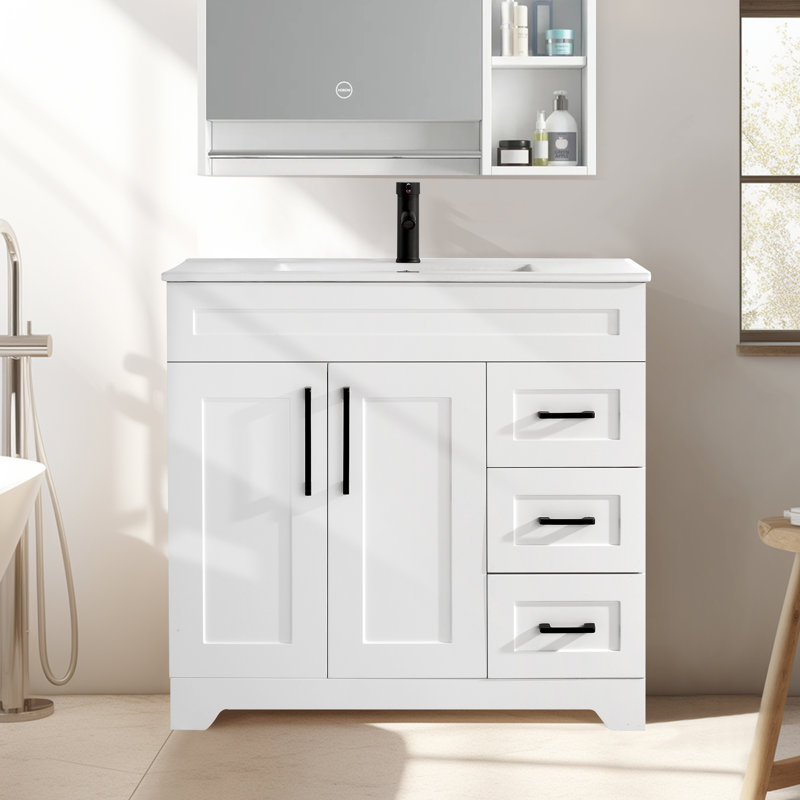 Ensemble de meuble-lavabo simple 35,4 po Taneem