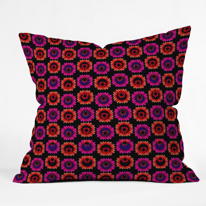 Fall Floral Throw Pillow, 18" x 18"