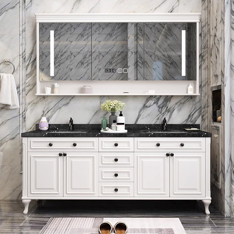 American-style light luxury villa bathroom Vanity, 67"