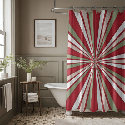 Rideau de douche Groovy Yule - Premium