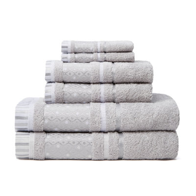 Ensemble de serviettes 6 pièces 100% coton
