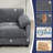 5 - Piece Reversible Modular Corner Sectional With Ottoman-1409123911