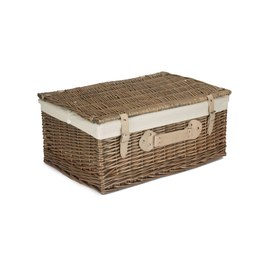 Wicker Hamper with Lining
