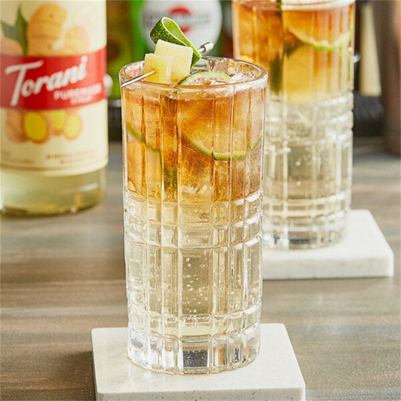 Bouteille en verre de 750 ml Torani Pur Ginger Saving Ginger WS-880692946
