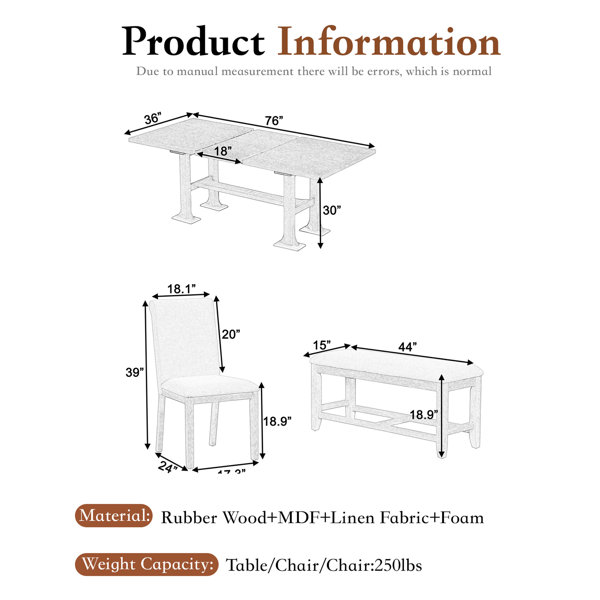 Dimensions du produit