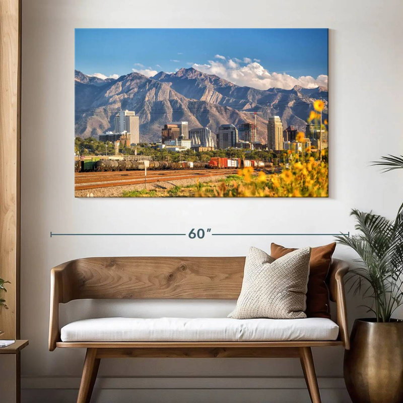 Hannes, centre-ville de Salt Lake City, H 34 po x l 51 po