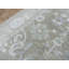 Tapis unique en laine noué à la main gris / ivoire 8 pi 3 po x 9 pi 11 po Broadhurst