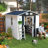 Spacious Metal Sheds 8x6 Ft, Modern Lockable Storage For Backyard Patio