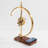 Minimalist LED Clock Lamp with Phone Wireless Charger/Wood Base