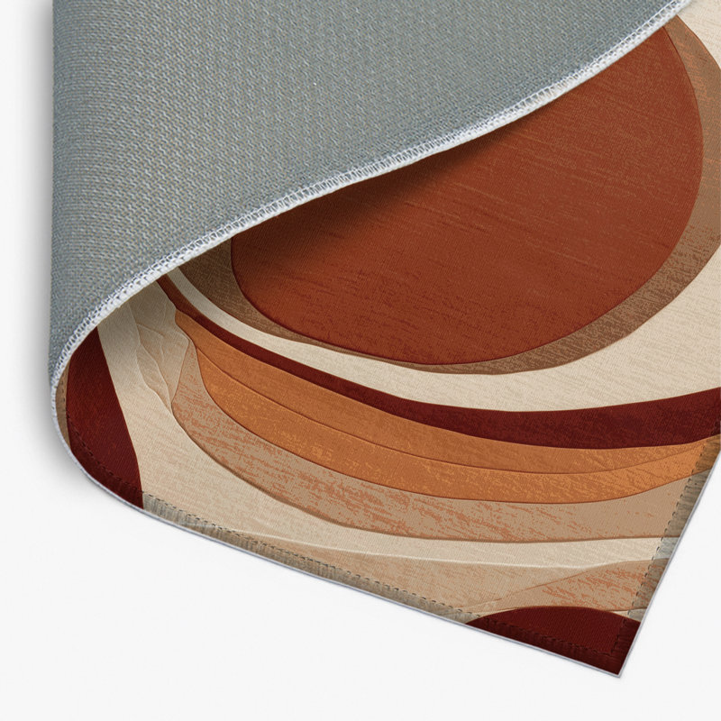 Twilight Ripple Indoor And Outdoor Area Rug, Rectangle 4' x 6'