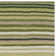 Cruz Hand Loomed Wool/Cotton Striped Rug in Green/Beige