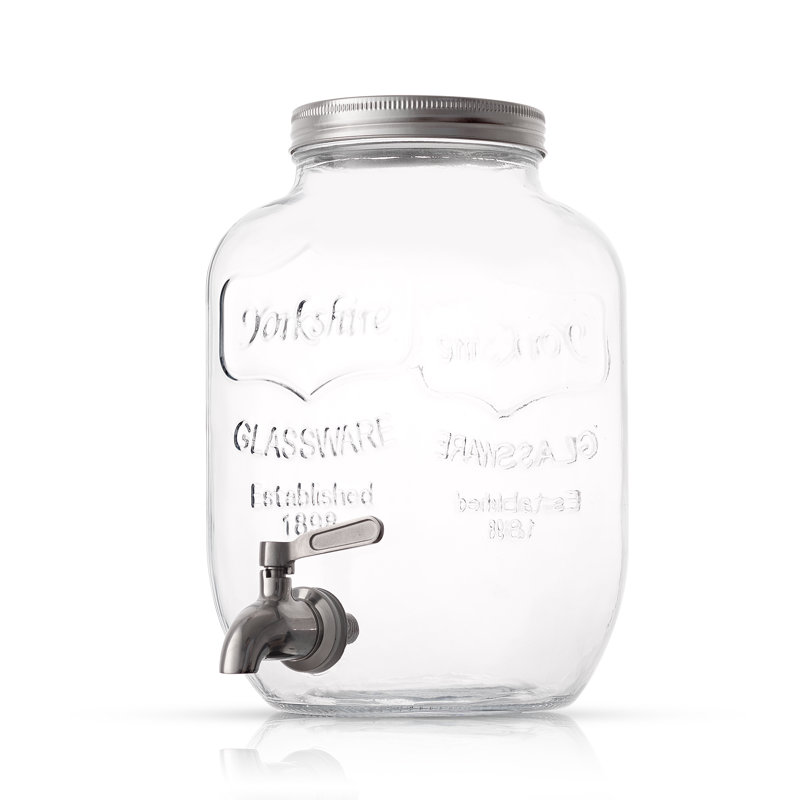 JoyJolt Beverage Dispenser with 2 Diffusers, 1 Gallon