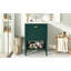 Meuble-lavabo 24 po avec lavabo supérieur, meuble-lavabo moderne avec 2 portes et meuble-lavabo simple