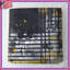 Couvre-lit matelassé noir à motif abstrait-126176459