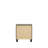 Mari Light Gray Finish Nightstand
