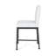Tabouret de comptoir industriel moderne (2) - blanc H 38,8 po x l 23 po avec 2 tabourets modernes