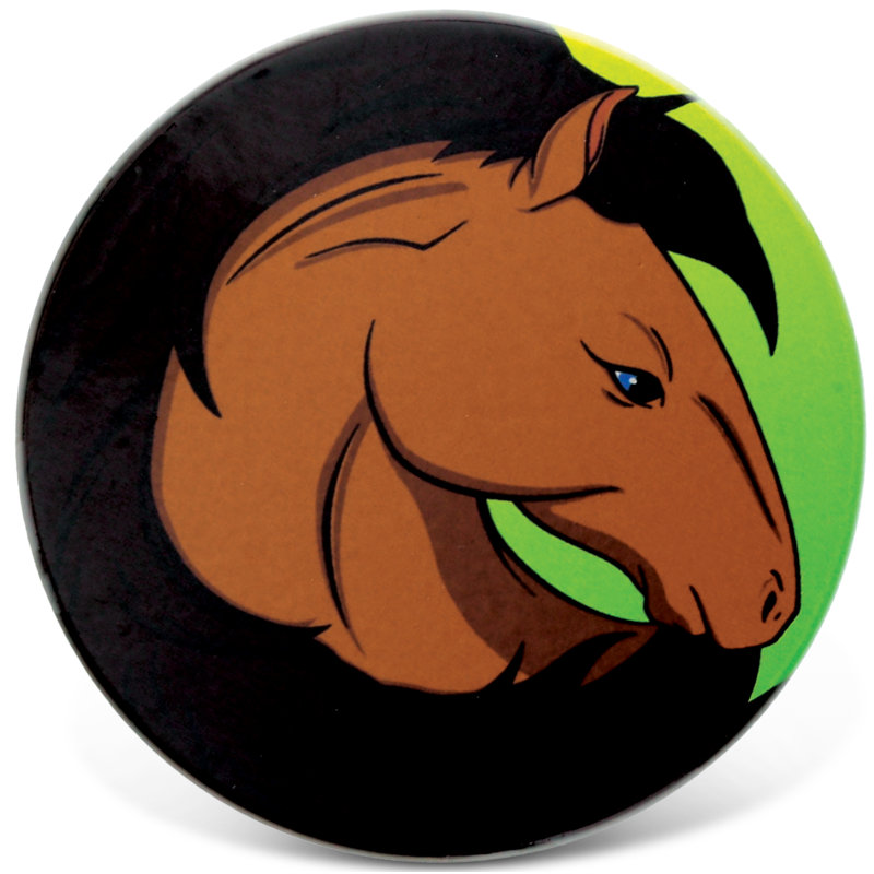 Sous-verre cheval