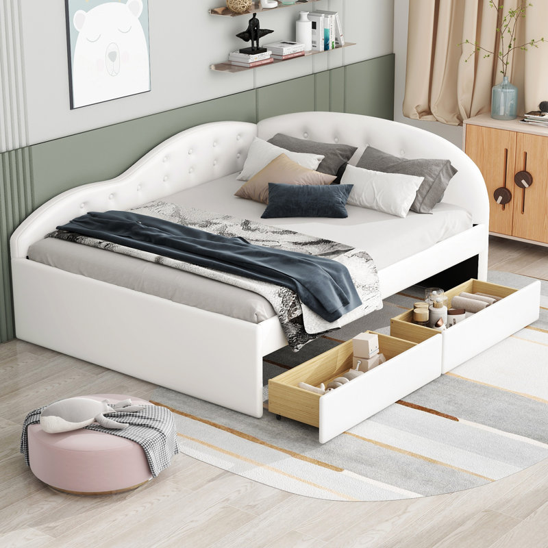 Lit de jour Janeal, Double, White
