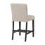 Chaise de comptoir rembourrée Boucle (ensemble de 2)-1540983946