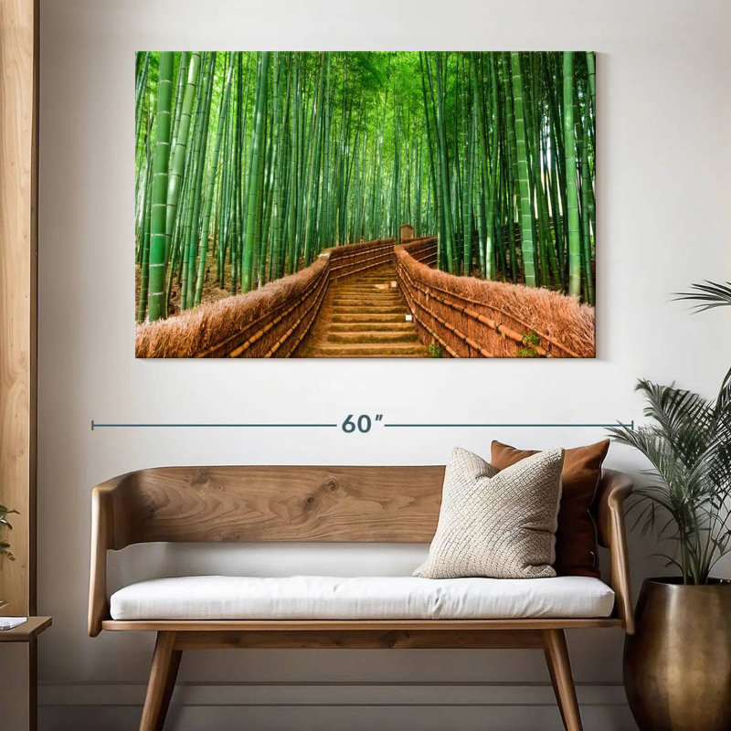 Forêt de bambous Alvord Kyoto, H 34 po x l 51 po