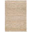 Bohemian Hand Woven Jute/Wool Rug in Brown-1850599604